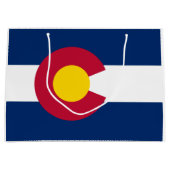 Staatsflagge Colorado Große Geschenktüte (Vorderseite)