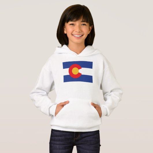 Staatsflagge Colorado Hoodie (Vorne ganz)