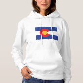 Staatsflagge Colorado Hoodie (Vorderseite)