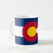 Staatsflagge Colorado Kaffeetasse (Vorderseite Links)