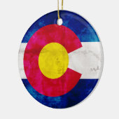 Staatsflagge Colorado Keramikornament (Links)