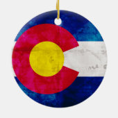 Staatsflagge Colorado Keramikornament (Hinten)