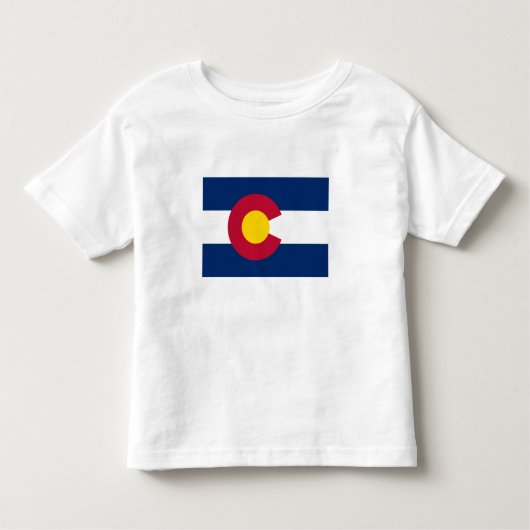 Staatsflagge Colorado Kleinkind T-shirt (Vorderseite)
