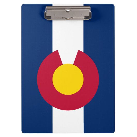 Staatsflagge Colorado Klemmbrett (Vorderseite)