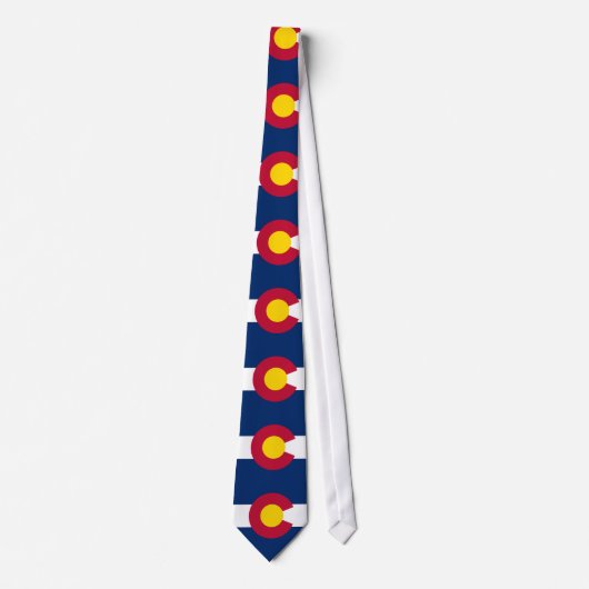 Staatsflagge Colorado Krawatte (Vorderseite)