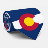 Staatsflagge Colorado Krawatte (Gerollt)