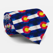 Staatsflagge Colorado Krawatte (Gerollt)