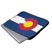 Staatsflagge Colorado Laptopschutzhülle (Vorne Knopf)