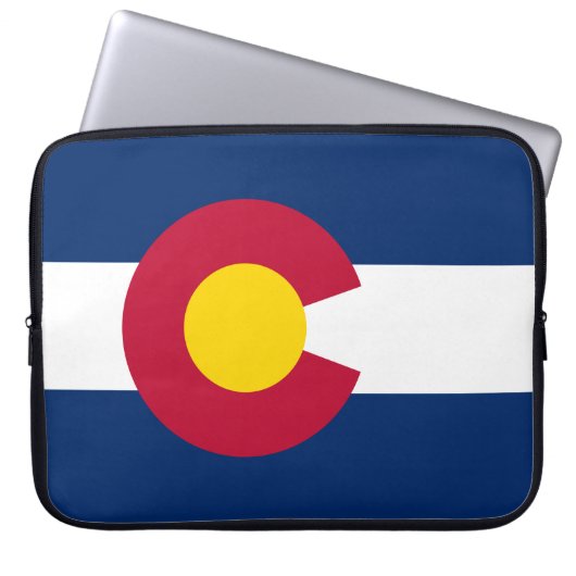 Staatsflagge Colorado Laptopschutzhülle (Vorderseite)