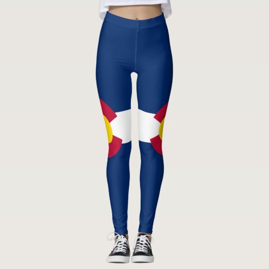 Staatsflagge Colorado Leggings (Vorderseite)