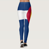 Staatsflagge Colorado Leggings (Rückseite)