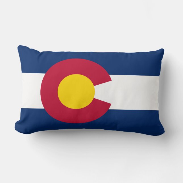 Staatsflagge Colorado Lendenkissen (Vorderseite)