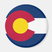 Staatsflagge Colorado Magnet (Vorne)
