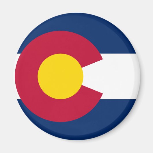 Staatsflagge Colorado Magnet (Vorne)