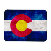 Staatsflagge Colorado Magnet (Horizontal)