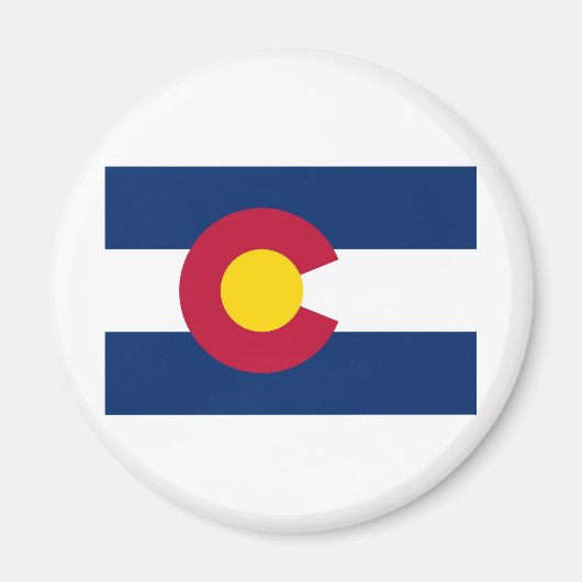Staatsflagge Colorado Magnet (Vorne)