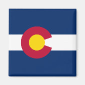 Staatsflagge Colorado Magnet (Vorne)