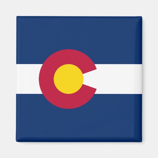 Staatsflagge Colorado Magnet (Vorne)