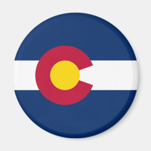 Staatsflagge Colorado Magnet