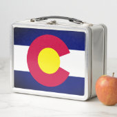 Staatsflagge Colorado Metall Brotdose (Beispiel)
