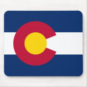 Staatsflagge Colorado Mousepad (Vorne)
