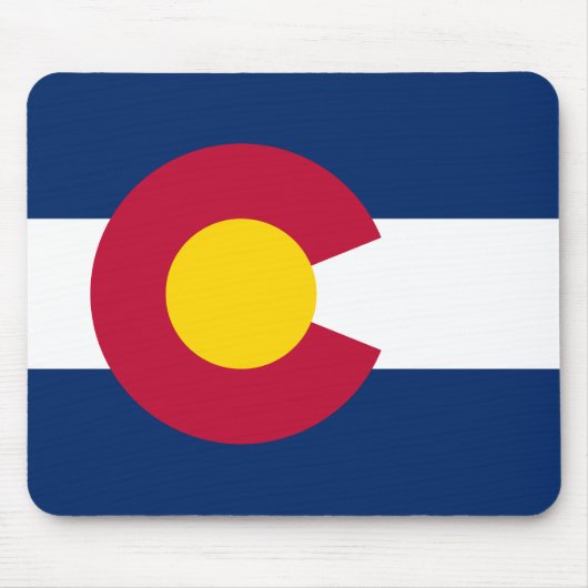 Staatsflagge Colorado Mousepad (Vorne)