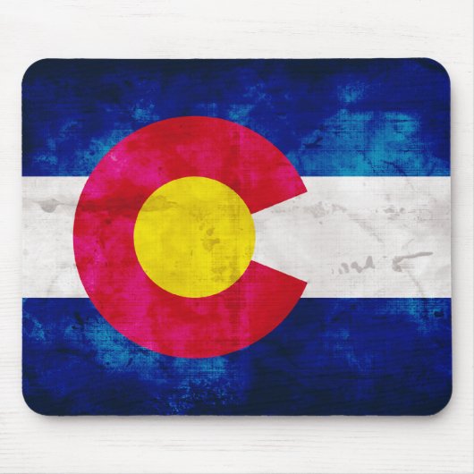 Staatsflagge Colorado Mousepad (Vorne)