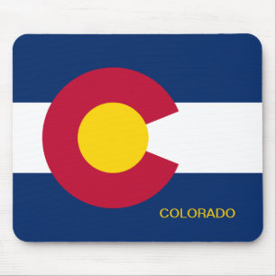 Staatsflagge Colorado Mousepad