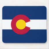 Staatsflagge Colorado Mousepad (Vorne)