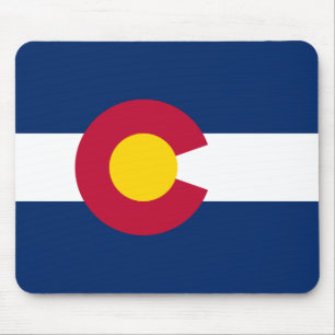 Staatsflagge Colorado Mousepad