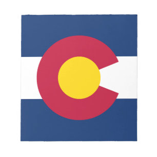 Staatsflagge Colorado Notizblock