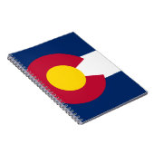 Staatsflagge Colorado Notizblock (Rechte Seite)