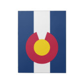 Staatsflagge Colorado Notizblock (Rotiert)