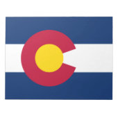 Staatsflagge Colorado Notizblock (Vorderseite)