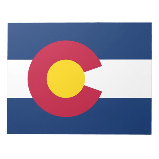 Staatsflagge Colorado Notizblock (Vorderseite)