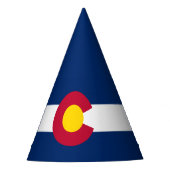 Staatsflagge Colorado Partyhütchen (Vorderseite)