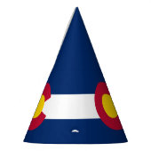 Staatsflagge Colorado Partyhütchen (Links)