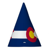 Staatsflagge Colorado Partyhütchen (Rechts)