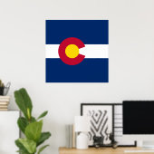 Staatsflagge Colorado Poster (Heimbüro)