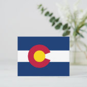 Staatsflagge Colorado Postkarte (Stehend Vorderseite)