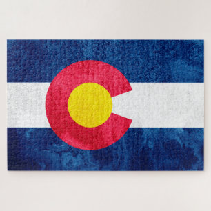 Staatsflagge Colorado Puzzle