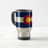 Staatsflagge Colorado Reisebecher (Vorderseite Links)
