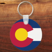 Staatsflagge Colorado Schlüsselanhänger (Vorderseite)