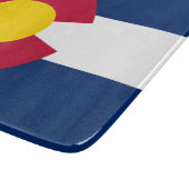 Staatsflagge Colorado Schneidebrett (Ecke)