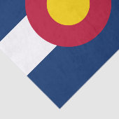 Staatsflagge Colorado Seidenpapier (Ausschnitt)