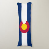 Staatsflagge Colorado Seitenschläferkissen (Vorderseite Vertikal)
