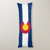Staatsflagge Colorado Seitenschläferkissen (Rückseite (Vertikal))