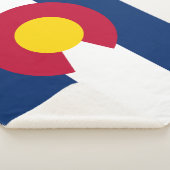 Staatsflagge Colorado Sherpadecke (3/4)