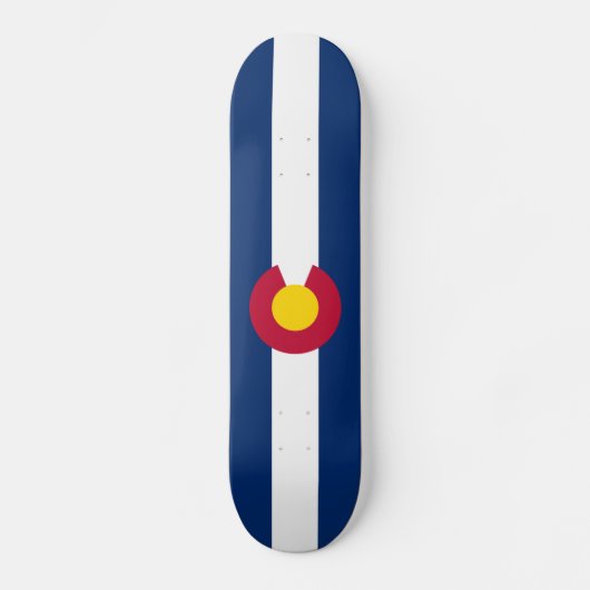 Staatsflagge Colorado Skateboard (Vorderseite)