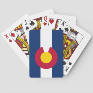 Staatsflagge Colorado Spielkarten